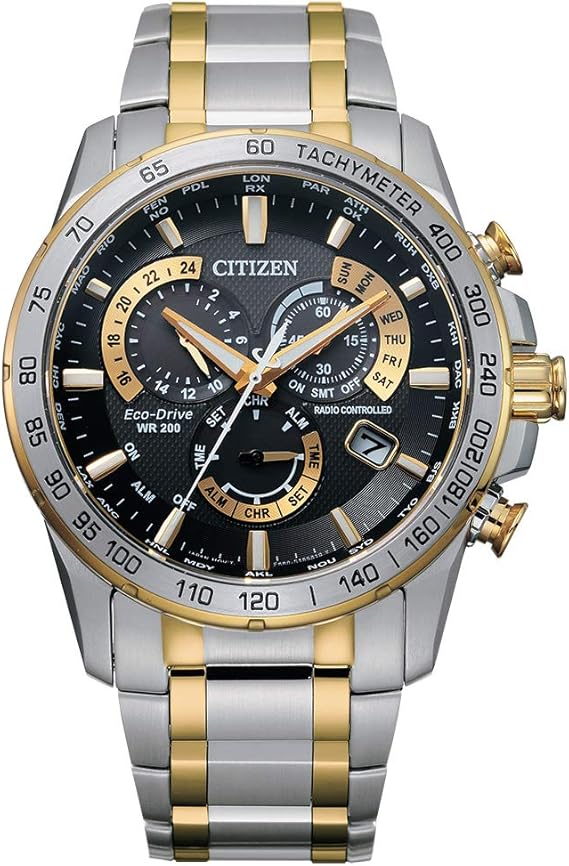 Citizen EcoDrive Perpetual Chrono AT Mens Stainless Steel Watch