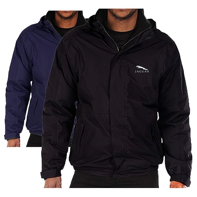 Jaguar Logo Embroidered Fleece Lined Waterproof Jacket Regatta Dover Workwear Outdoor Sport 