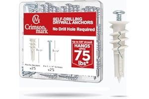 CrimsonMark Drywall Anchors Parent (Nylon, 50)