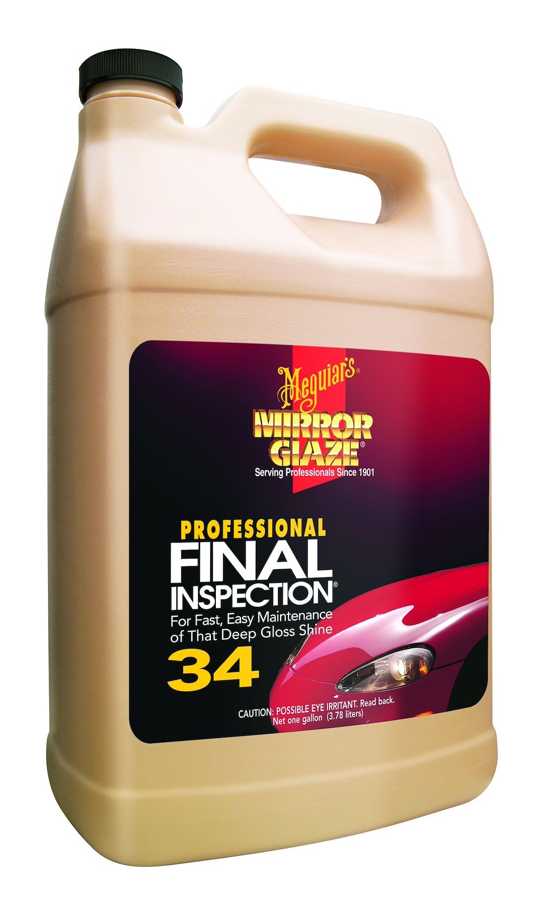 Meguiar's Professional Final Inspection Mist & Wipe M3401 - Quickly and Gently Remove Prints, Dust, and Smudges Leaving a Showroom Quality Shine - Safe as a Clay Bar Lubricant, 128 Oz, 1 Gallon Image