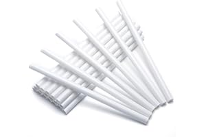 24pcs 9.5 Inches Plastic Cake Dowel Rods, Cake Support Rods Easy Cut for Stacking Supporting Cake and Tiered Cake Constructio