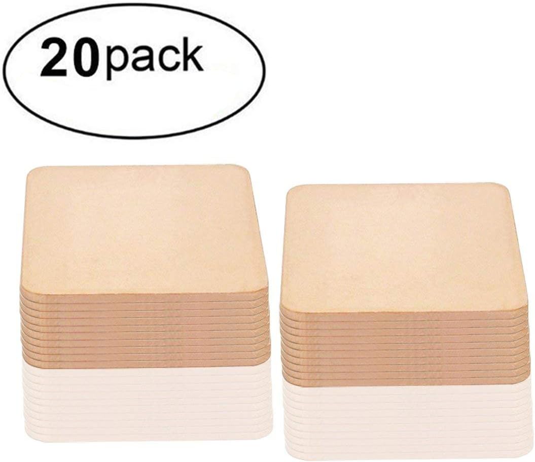 20 Pack IC Chipset GPU CPU Thermal Heatsink Copper Pad Shim Size 20 x 20 x 1.2mm