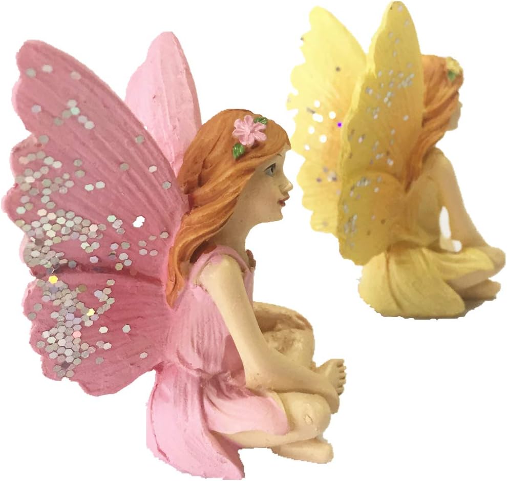 MUAMAX Fairy Garden Fairies Figurines for Miniature Garden Fairies Fairy Gardens Accessories Suppliers Micro Landscape Bonsai Craft Decor Terrarium Ornaments - Image 4