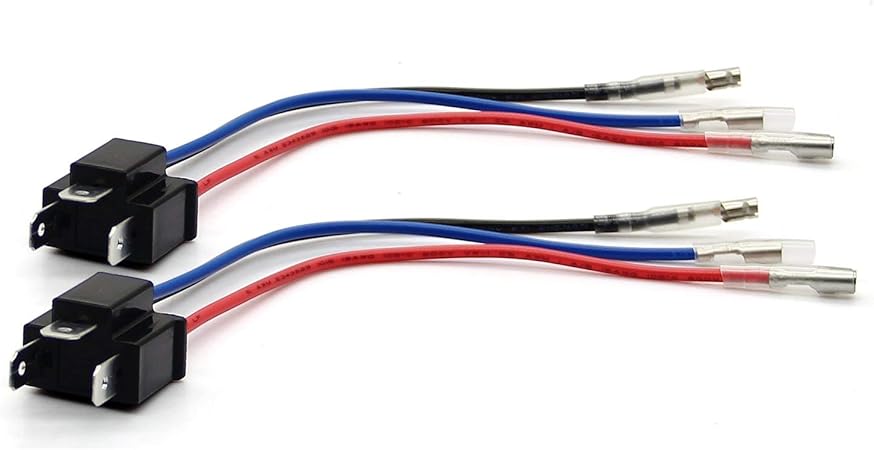 Amazon Rcp H4 変換コネクター Ledヘッドライト バルブソケット コネクタプラグ カプラー配線 12v 24v対応 2個入り ライト用リレーハーネス 車 バイク