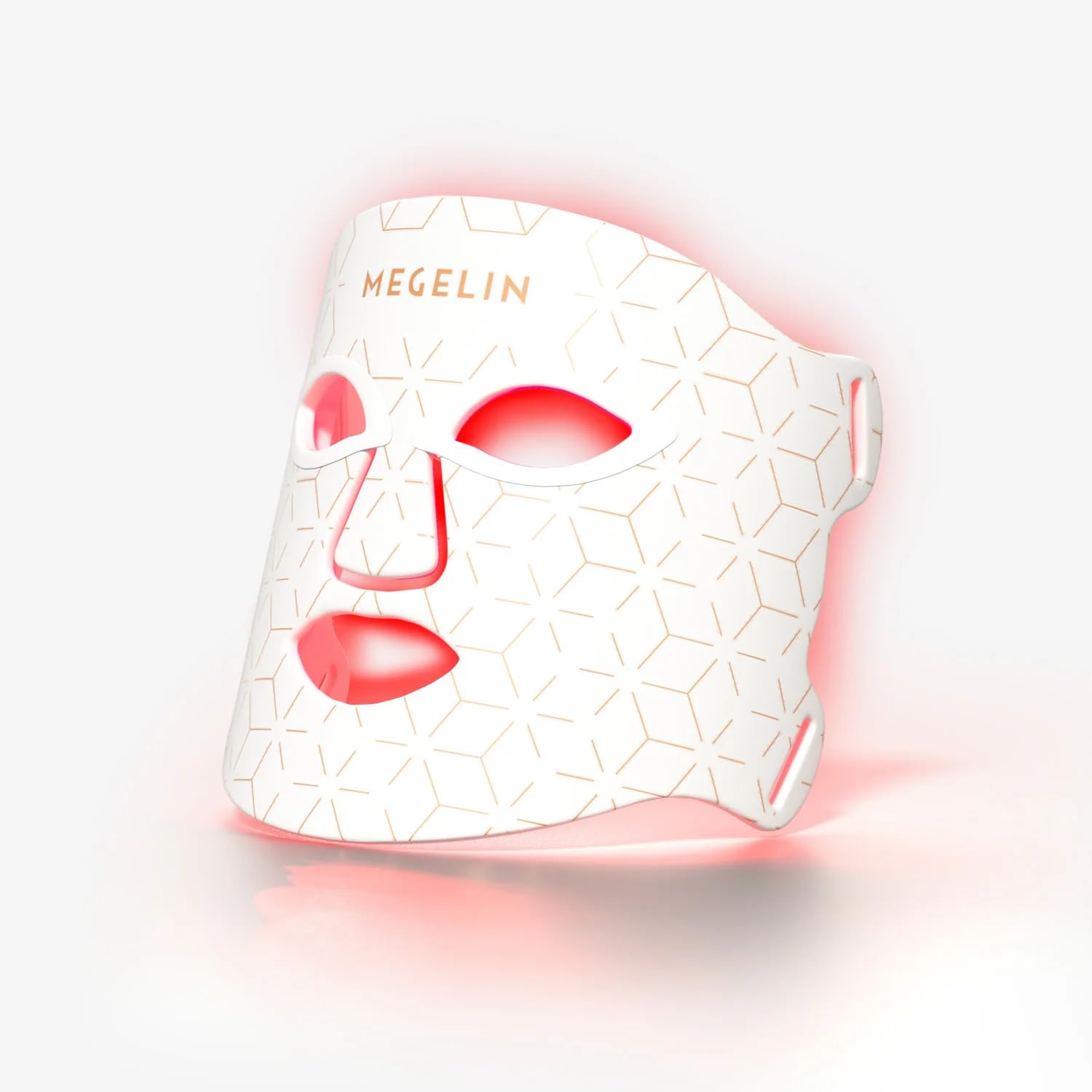 Photo 1 of ** FACTORY SEALED**MEGELIN 7 Colors Led Light Therapy Facial Mask, Face Light Therapy Mask for Face, Reduce Wrinkles Smooth Skin, Infrared Light Skin Rejuvenation(White)