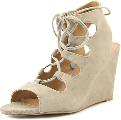 steve madden taupe wedges