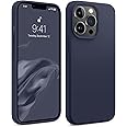 AOTESIER Magnetic for iPhone 13 Pro Max Phone Case, [Compatible with MagSafe][Military Shockproof Protection] Silicone Case with Soft Anti-Scratch Microfiber Lining, 6.7 inch, Midnight Blue