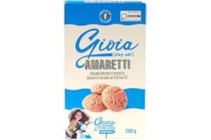 Caffè Gioia Amaretti, Macaron Biscotti, 200 Grams