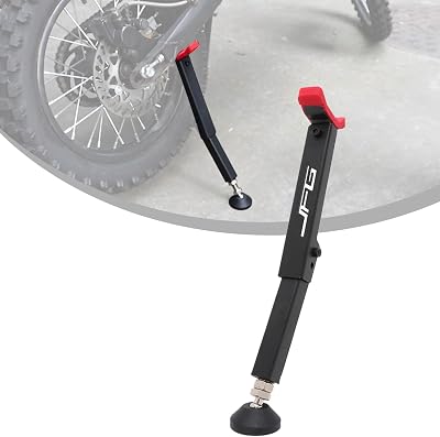 JFG RACING Motorcycle Wheel Stand Aluminum Front/Rear Lift Portable Red