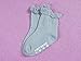 EPEIUS Baby-Girls Non Slip Ruffle Frilly Ankle Socks Pointelle (Pack of 3) Mixed M 1-3 Years