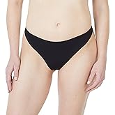 Proof. Thong, Light Absorbency Period Underwear for Women - Holds up to 1 Light Tampon - Washable Period Panties - Unders Collection - XL, Black