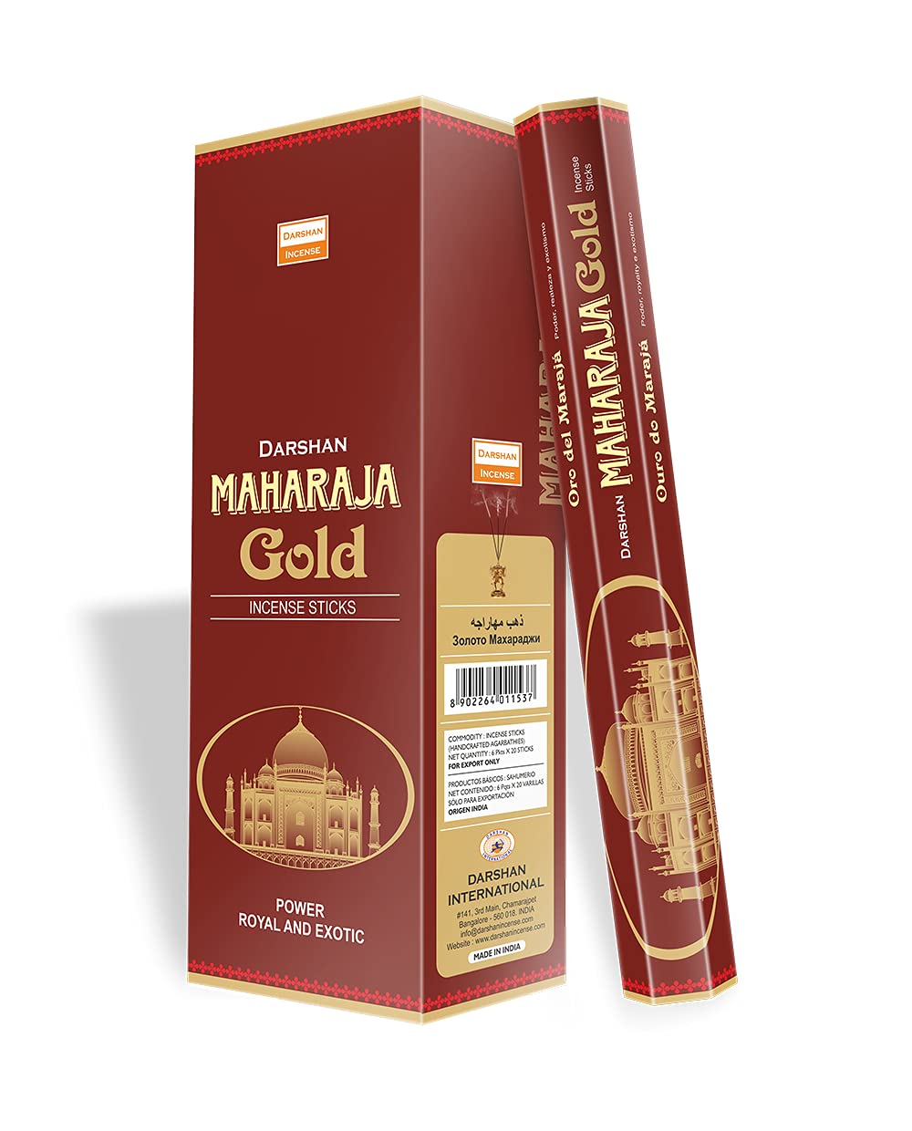 Darshan Maha Raja Gold Incense Stick Darshan Incense Stick 120 GM, 120