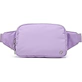 Pander Belt Bag Large 2L, Nylon Fanny Pack Purse for Women and Men with Adjustable Strap