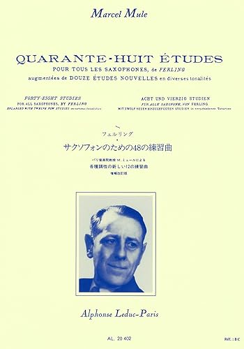 Download 48 Quarante huit études pour tous les saxophones, d'après Ferling PDF