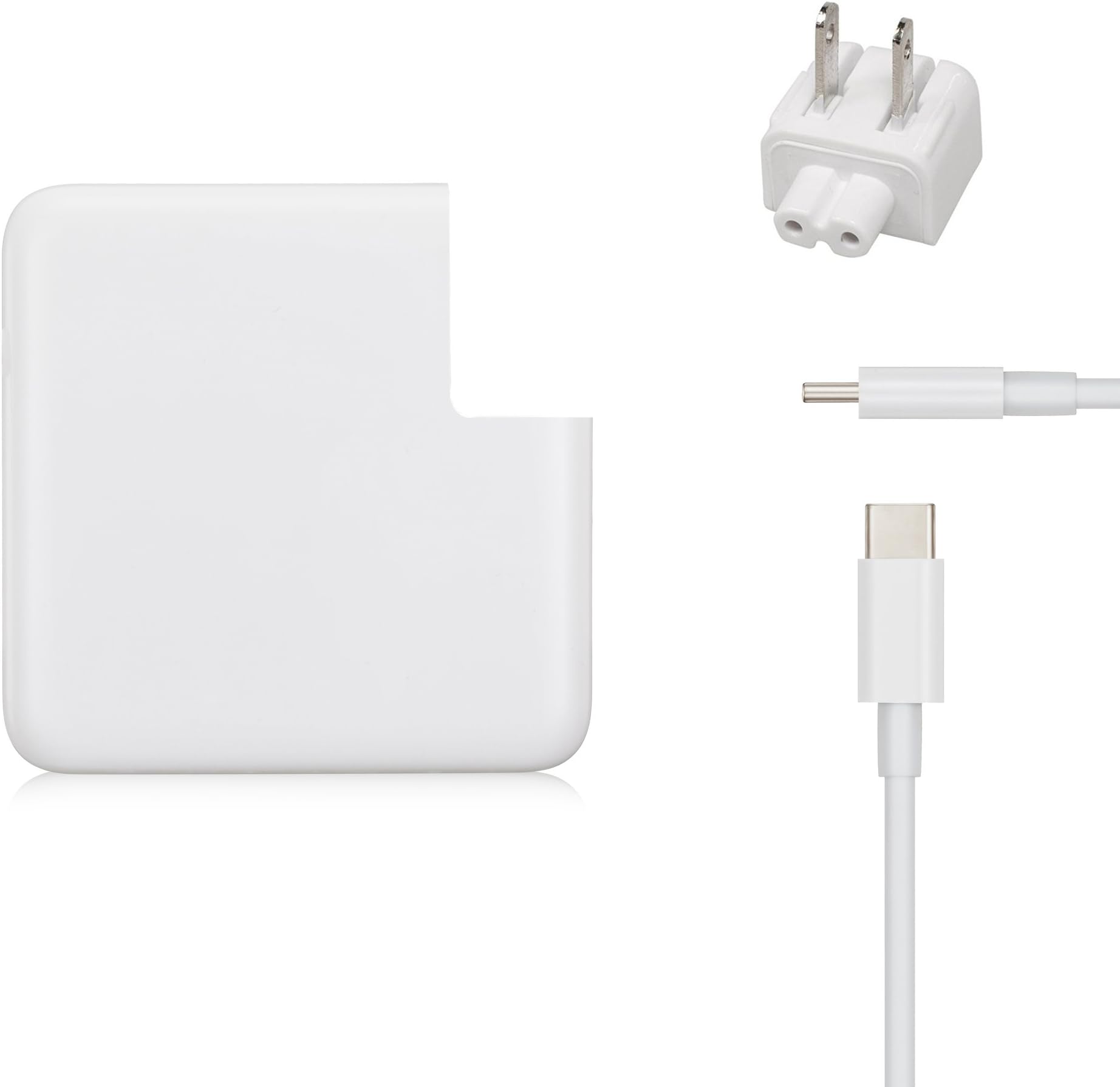 STAIGO 61W USB-C Power Adapter for MacBook Pro 13 inch MacBook 12 inch 2015 Laptop Charger Comes with USB-C Charg Port (2m)