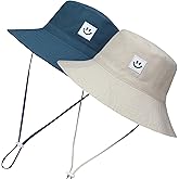 55cube Toddler Sun Hat Beach Bucket Hat for Girls Boys Toddlers