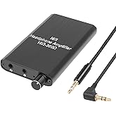 LVY Headphone Amplifier A010 Portable Headphone Amp 3.5mm Audio Rechargeable Two-Stage GAIN Switch HiFi Headphone Amplifier C