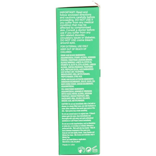 SALLY HANSEN EXTRA STRENGTH CRÈME BODY BLEACH KIT | FACE & BODY HAIR LIGHTENING CREAM WITH ALOE | COMPLETE BLEACH SYSTEM (PACKAGE MAY VARY)