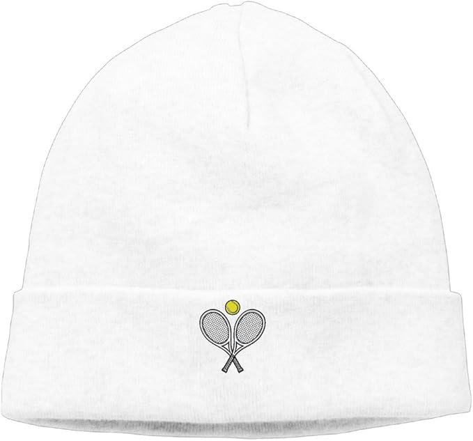 Cool Tennis Beanie Hats For Men Women White Amazon.ca Clothing