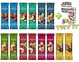 Sahale Snacks All Natural Nut Blends Grab And Go Variety Pack (1.5 oz x 14 Packs) with Jibba Jelly Beans 60g