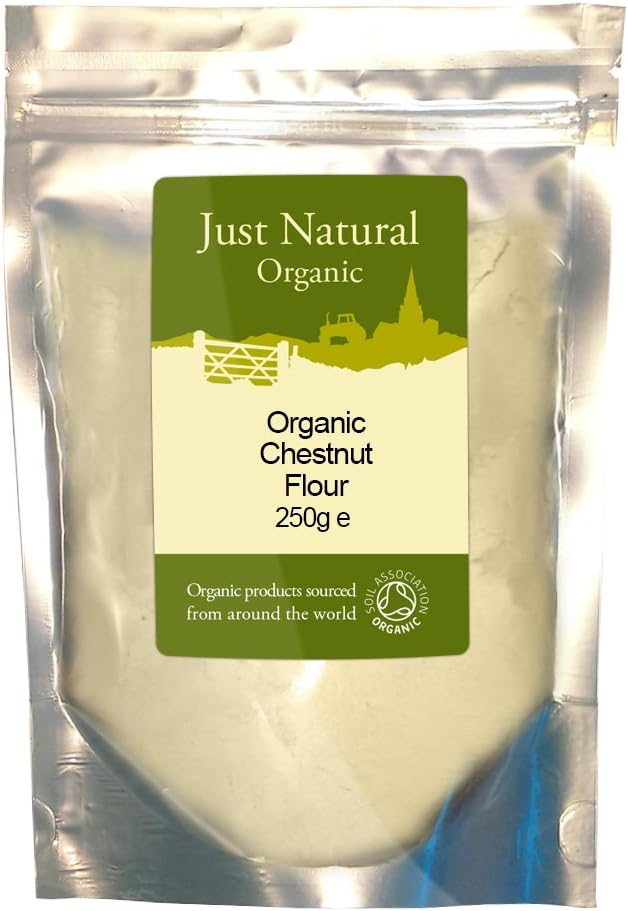 Just Natural Organic Chestnut Flour 250gSoil AssociationSoil AssociationSoil Association