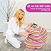 Nursing Cover for Breastfeeding, Multi Use Nursing Scarf with Pouch, Carseat Canopy for Boys and Girls, Stroller Cover Scarf, Stretchy Shopping Cart Cover, Babies Carseat Cover, Best Baby Shower Gift
