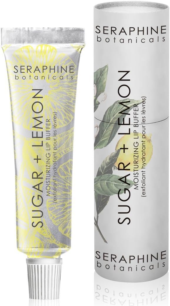 Seraphine Botanicals Sugar + Lemon Moisturizing Lip Buffer