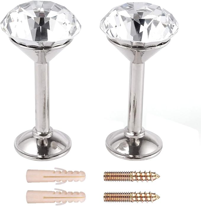 Jroyseter Crystal Glass Curtain Hold Backs Wandquastenhalter