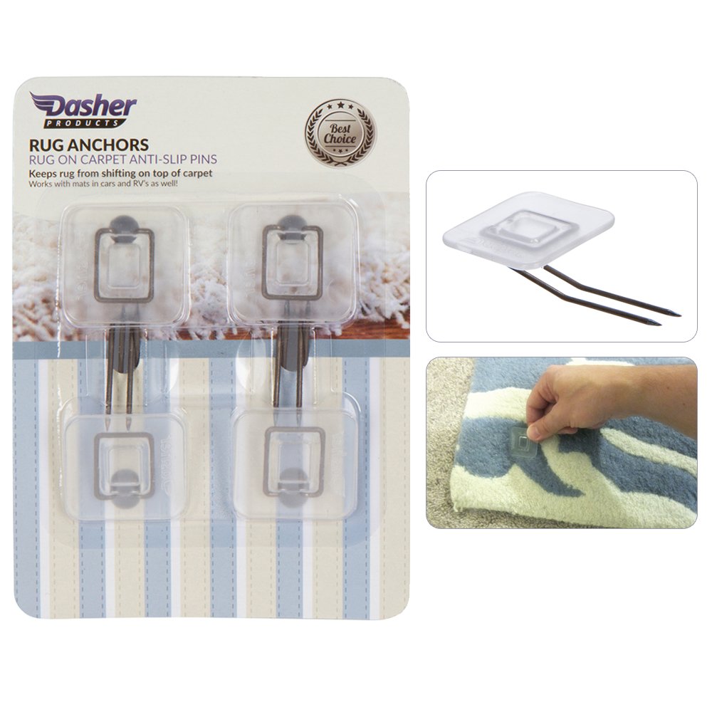 Amazoncom Rug Anchors Anti Slip Pins Rug Gripper To Hold Rugs In