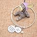 ORIYA Stainless Steel She Believed She Could So She Did bracelet Gift For Women girl, Inspirational bracelet (Grey-Bracelet)