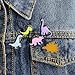 MJartoria Animal Cactus Dinosaur Patch Cartoon Brooch Pin Badges Set for Clothes Bags Backpacks (Dinosaur 5PCS)
