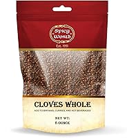 Whole Cloves 8 Oz Bag - Great for Foods, Tea, Pomander Balls, and even Potpourri - by Spicy World