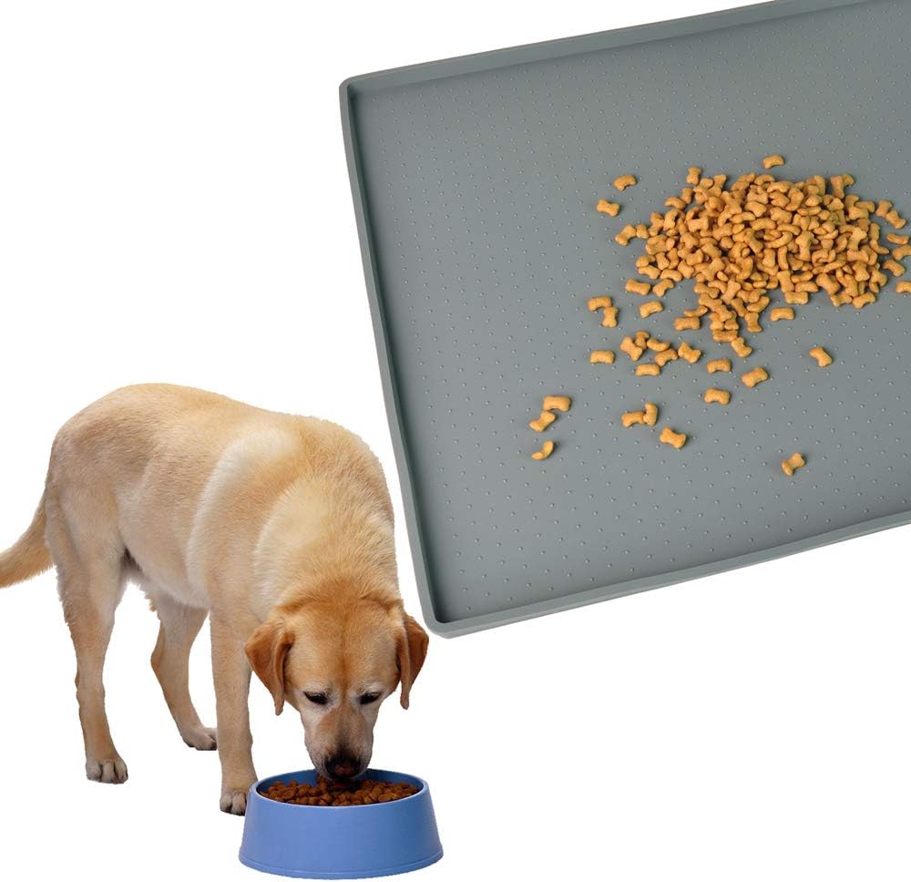 rubber dog food mat