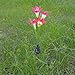 outdoor solar flowers，Solar Garden Outdoor Decorative Landscape Lily Flower Light Color Changing Energy Saving LED Lamp