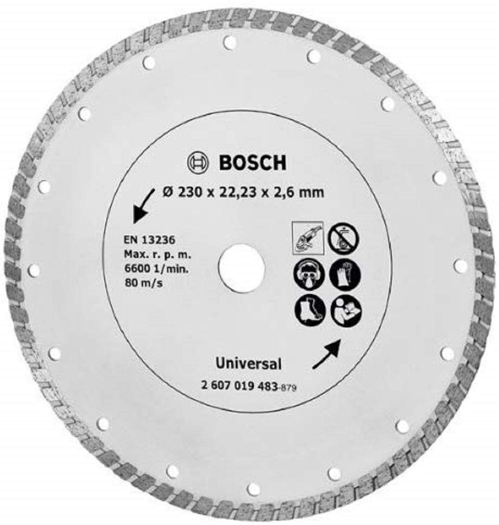 Bosch 2607019483 230 mm Diameter Diamond Cutting Disc for Turbo