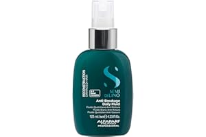 ALFAPARF MILANO Semi di Lino Reconstruction Reparative Anti Breakage Daily Fluid for Damaged Hair - Hair Breakage Treatment - Protects - Adds Shine - Thermal Protector - Fine Hair - Vegan - (4.23 oz)