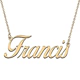HUAN XUN Customized Custom Simple Any Name Necklace