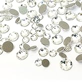 144 pcs Clear Crystal (001) Austrian Crystal Austria Swarovski 2088 Xirius Mixed Sizes ss12 ss16 ss20 Flatbacks No Hotfix Round Rhinestones Nail Art Bling DIY Deco 3mm 4mm 5mm gems Charms Nail Arts