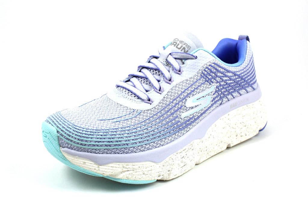 Skechers Women's Max Cushioning Elite Galaxy Burst Sneaker, Blue/Light Blue, 5.5 Image