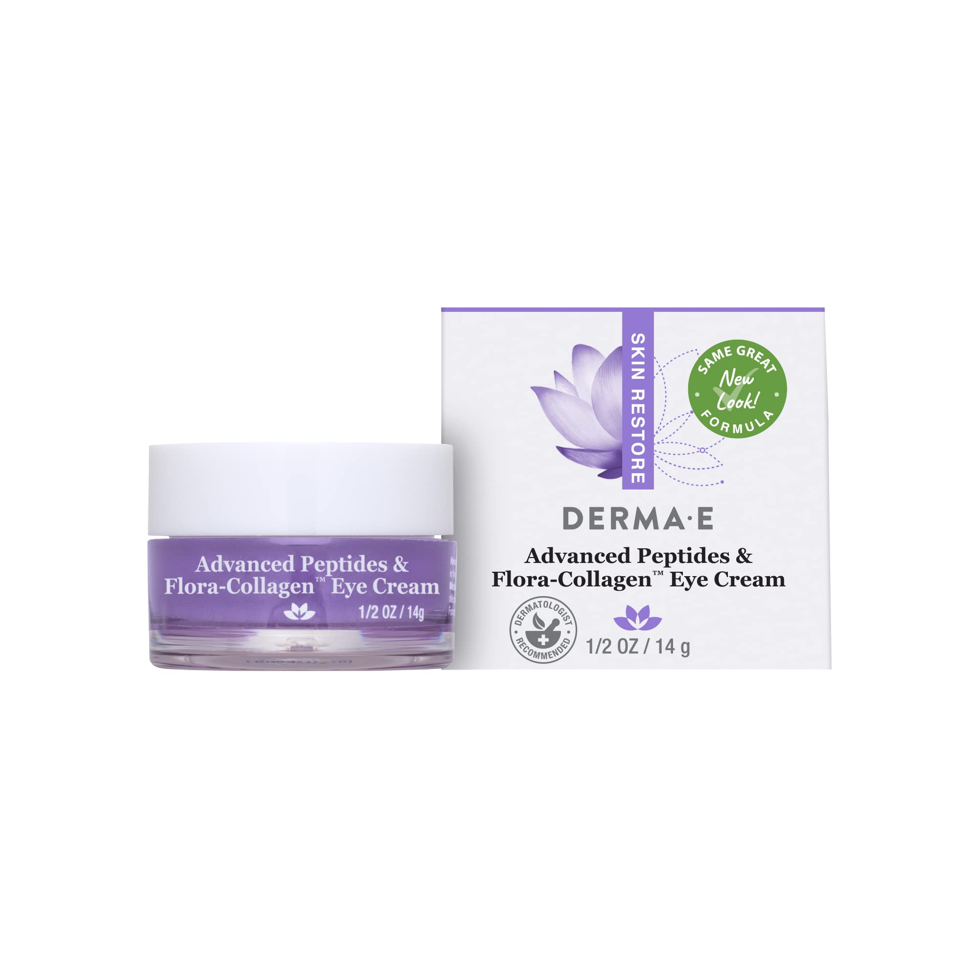 DERMA E Adv. Peptides & Collagen Eye Cream 14g
