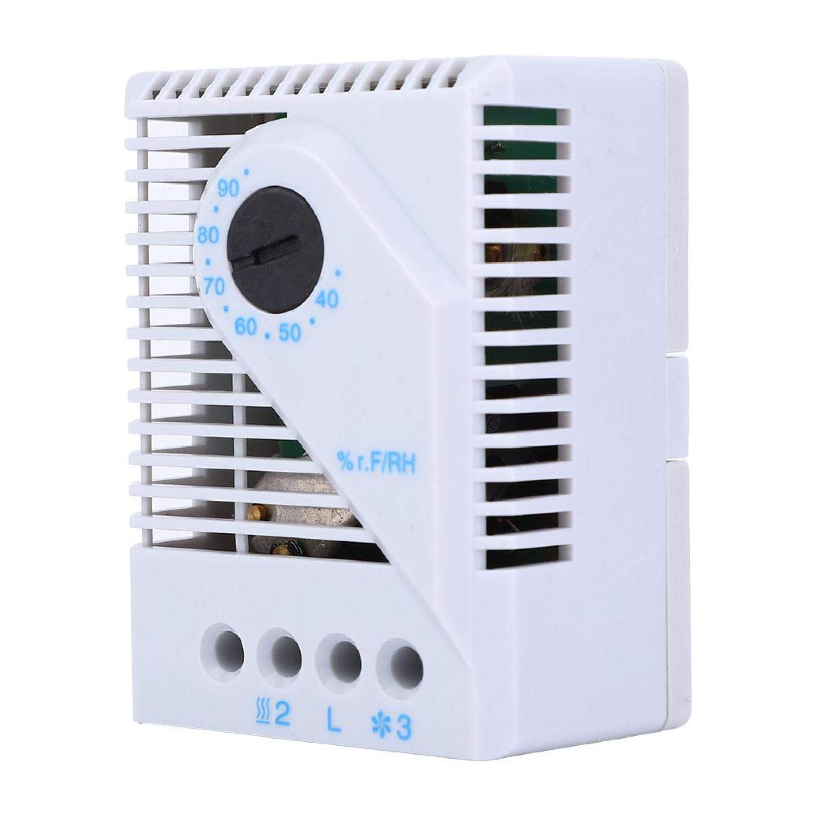 Humidity Controller, Compact and Portable Humidistat, Hygrostat Fan Heater for Preventing Condensation and Corrosion, TV Cabinet Humidity Adjuster, Excellent Electrical Insulation(MFR012)