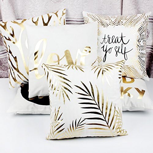 18" X 18"Decorative Bronzing Flannel Home Pillow cases Square Throw Pillow Cover Case Nautical Theme Decorative Sofa Cushion Cover Couch Pillow with Zipper pillow covers 18x18(Yezi)