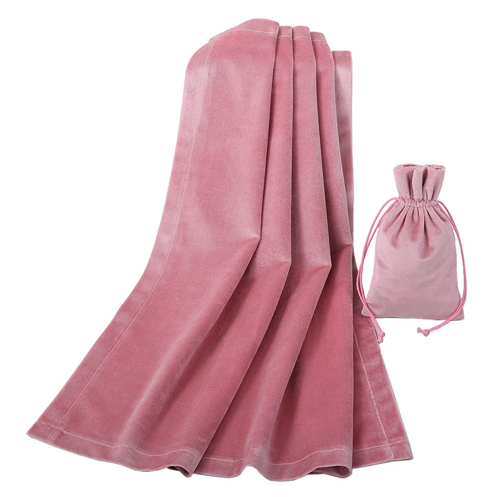 BLESSUME Atar Tarot Table Cloth with One Pouch (Pink) — image 1