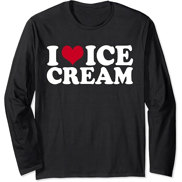 Amazon.com: I Love Ice Cream T-Shirt for Men Women Kids : Clothing