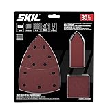 SKIL 30-Piece Mixed 60/80/120/240 Grits Detailed