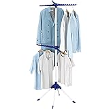 APEXCHASER Clothes Drying Rack, 2-Tier Folding