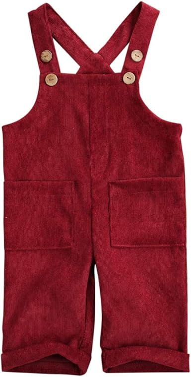 maroon corduroy overalls