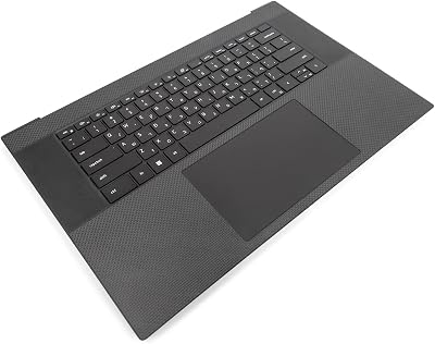 Dell XPS 9730 Palmrest Touchpad Hebrew Backlit Keyboard 00FWJ2 0D3CFM Renewed