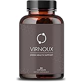 Virnoux Male Fertility Prenatal Vitamins for Men | Doctor Formulated Supplement to Boost Sperm Count, Motility, & Volume | Sperm Health Support for Conception | USA Made, Gluten-Free | 90 Capsules