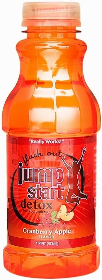Jump Start Flush Out Detox 16 Fl Oz Cranberry Apple. Best Detox Guarenteed!!! With BB Trade Mark Sticker
